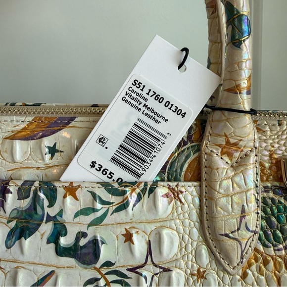 Brahmin Caroline Satchel Vitality Celestial Melbourne Leather - Picture 7 of 9